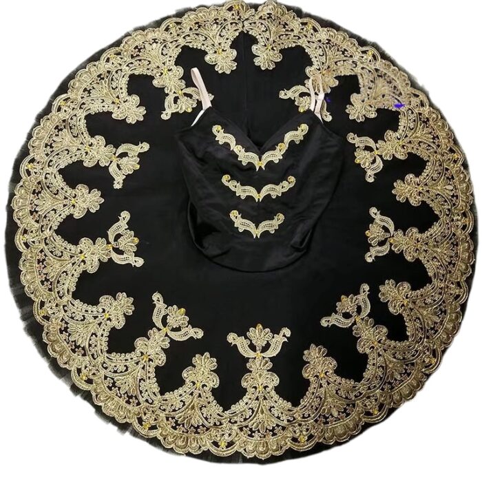 Adult Black Ballet Tutu Flat